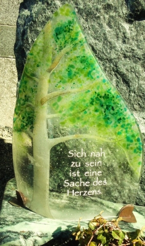 Glas, Kerzenglas - Stein & Design Schwarzenbacher
